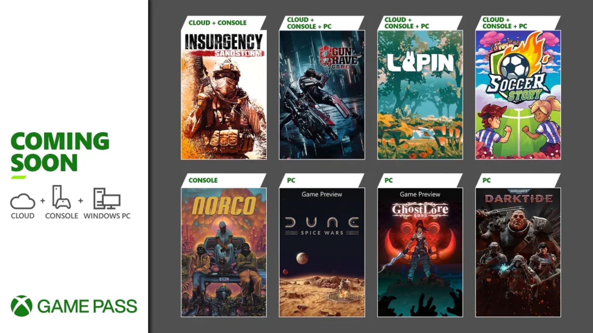 Segunda oleada de noviembre en Xbox Game Pass