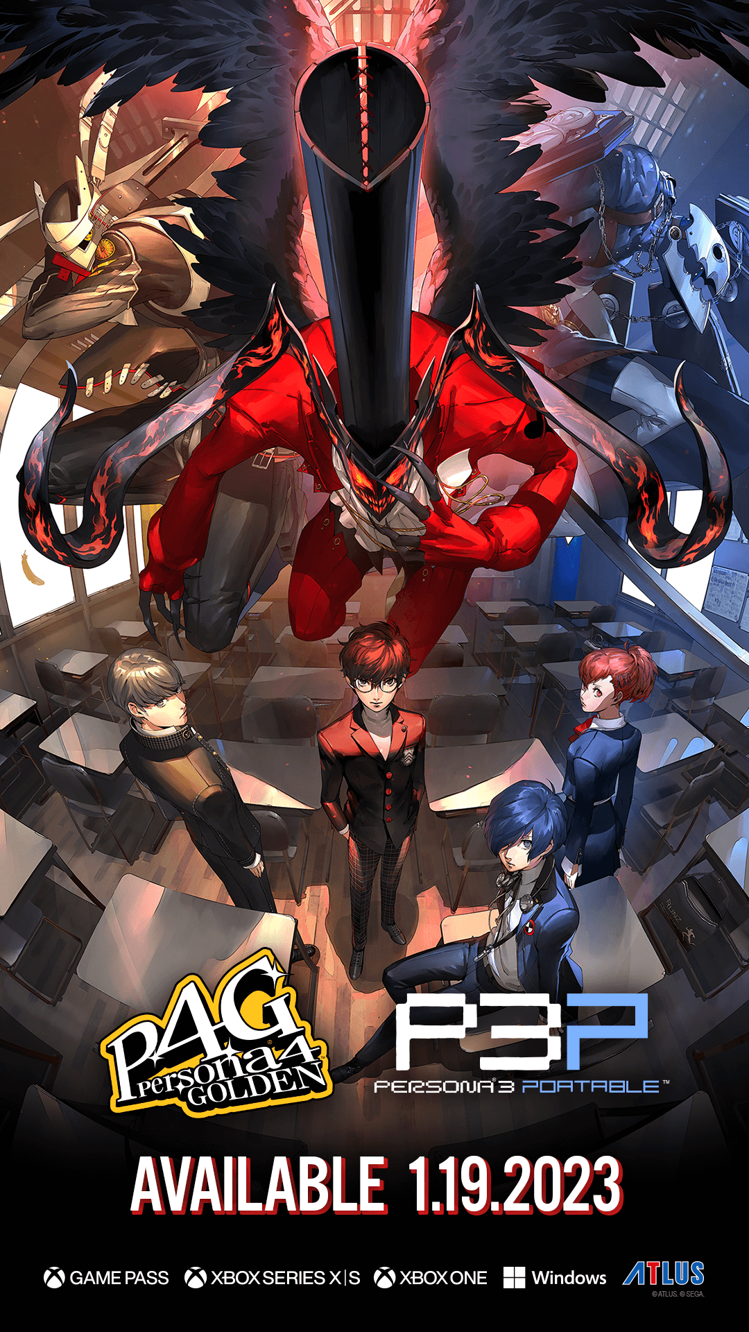 Persona 3 Portable y Persona 4 Golden tienen fecha