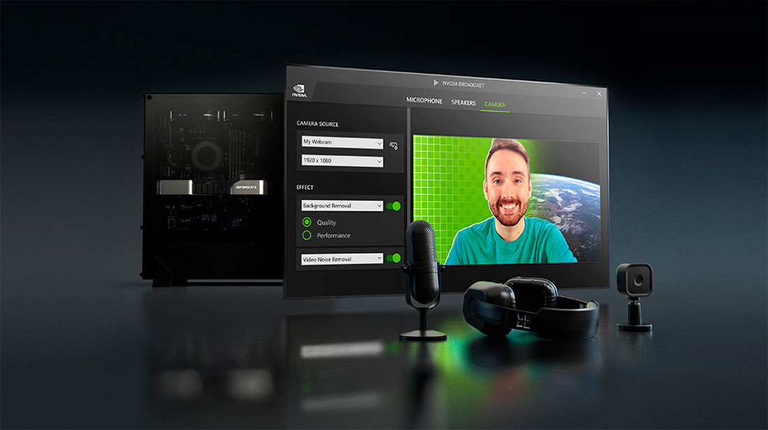 Nvidia Broadcast se actualiza con nuevos efectos